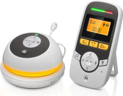 Produktbild von Motorola MBP169 Babyphone - Tragbar - Nachtlicht - Mikrofon mit Gegensprechfunktion - Baby Care Timer