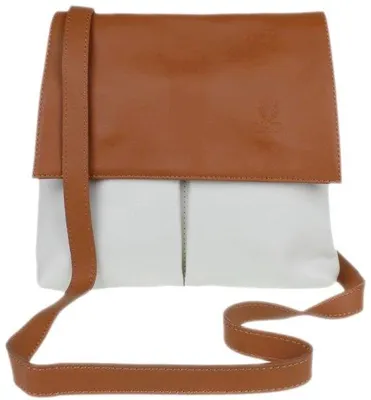 Productafbeelding van Messenger Bag - Beige Lichtbruin - 25 x 25 x 2 cm