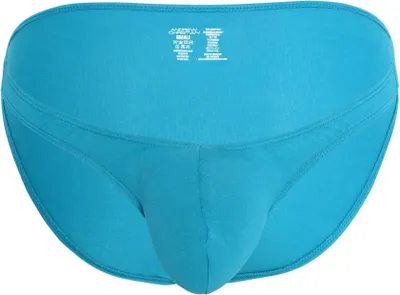 Image de Andrew Christian - Sous-vêtement Slips Hommes - Deep V-Cut Brief w/ ALMOST NAKED® Teal - 1x Taille S