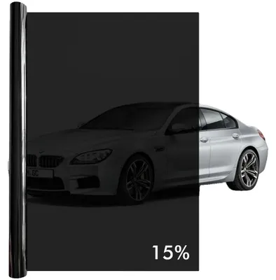 Zdjęcie produktu dla Folia okienna, ochrona przed promieniowaniem UV, odporność na zarysowania, przepuszczalność światła 15%, 50 x 600 cm