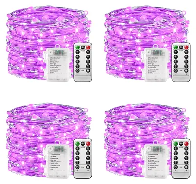 LED-Lichtschlauch 10 m, 100 LEDs, 8 Modi, Fernbedienung, Timer, warmweiß
