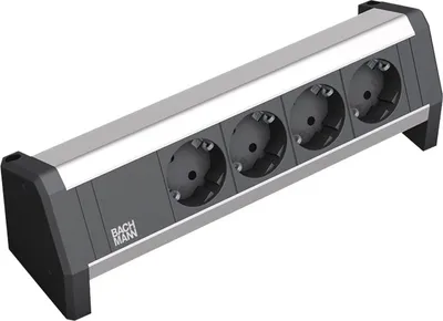 Immagine prodotto di Bachmann DESK 1 - Presa multipla - AC 230 V - Ingresso, ingresso GST18 - Connessioni di uscita: 4 - Germania