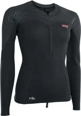 Produktbild von ION Neo Zip Top 1.5 Damen-Neoprenanzug, schwarz, mit Gurtzeug, Größe 36/S