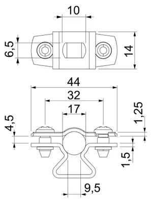 Zdjęcie produktu dla Obo Bettermann =, Stal, Stal, 8 mm, 1,5 mm