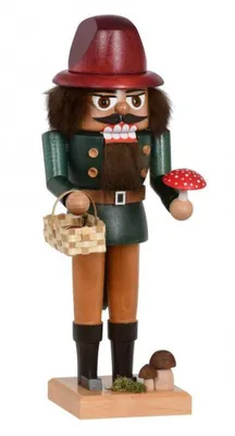 Produktbild von Pilzsammler (26cm) Nussknacker von KWO