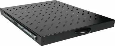 Produktbild von Equip 19" Fachboden aus. für Serverschränke  80cm 1U schwarz
