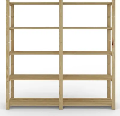 Produktbild von Bücherregal, Holzregal, Standregal, Wandregal, Regal mit 5 Böden, Büroregal, B-03 170x170x40 cm 5 Böden, Lagerregal, Aktenregal für ordner, Lenmar