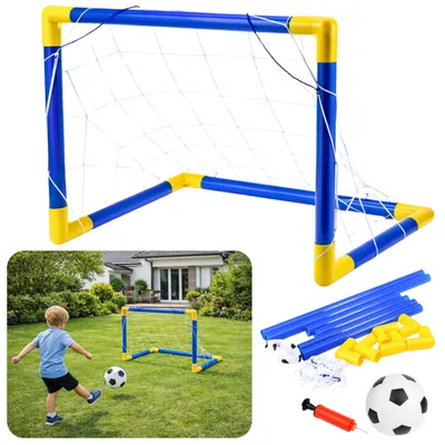 Obrázek produktu pro Sportovní sada pro hraní fotbalu Fotbal Pumpa na branku 62x40cm