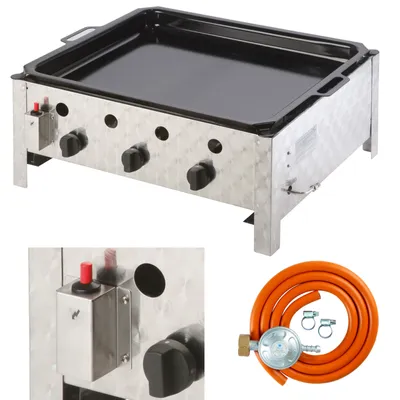Obrázok produktu pre Plynový gril s panvicou 3 horáky PELVIS 10 kW