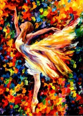Zdjęcie produktu dla zestaw do malowania po numerach 50x40 cm Ballerina