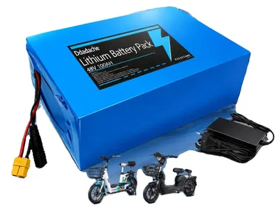 Obrázok produktu pre Lítiovo-iónová batéria, menovité napätie 48 V, kapacita 100 000 mAh, nabíjačka XT60-DC