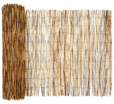 Produktbild von vidaXL Gartenzaun Kohlenstoff 300 x 90 cm Schilf