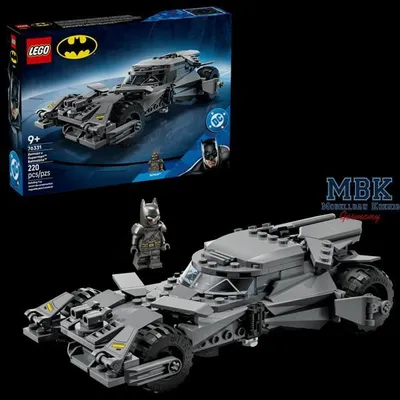 Produktbild von LEGO DC Batman vs. Superman: Batmobil - Auto Spielzeug - Superhelden Modellbau zum Sammeln - mit Minifigur und goldener Münze - Kinder Geschenk für Jungen ab 9 Jahren und jugendliche Filmfans - 76331
