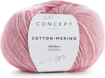 Obrázok produktu pre Katia Bavlna Merino 119 Rose Pletacia priadza