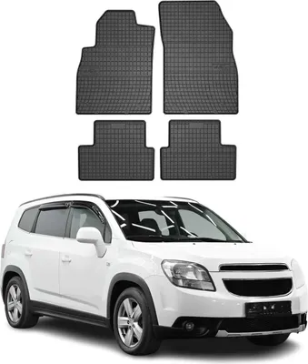 Produktbild von OMAC Gummi Fußmatten für Chevrolet Orlando 2010-2018 Automatten TPE Schwarz 4x