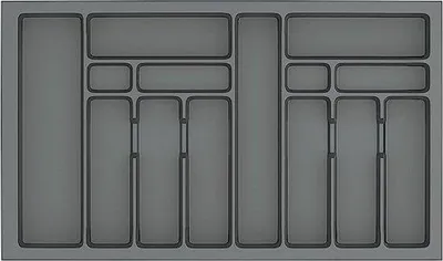 Zdjęcie produktu dla Organizer do szuflad kuchennych – pojemnik do przechowywania w kuchni – organizer do szuflad 83 x 49 cm – 14 przegródek