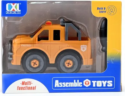 Produktbild von Auto zum Zerlegen & Zusammenbauen mit Werkzeug Lernspielzeug für Kinder Motorik Spiel