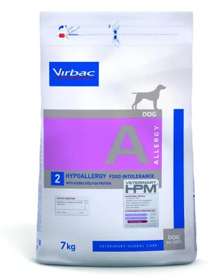 Produktbild von Tierärztlich e HPM-Hundekroketten mit Lachsgeschmack für Hunde mit A2-Allergie - Virbac