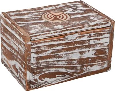Produktbild von Schmuckkästchen, Holzschachtel in 3 Größen - Rechteckig Modell 1, Braun, Größe: Groß (11,5*18,5*12,0 cm)