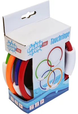 Produktbild von Splash & Fun Tauchringe, 4 Stück