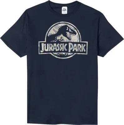 Produktbild von Jurassic Park - T-Shirt Logo für Herren TV2181 (XXL) (Marineblau)