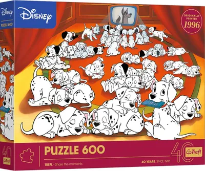 Immagine prodotto di Puzzle 600 40° anniversario di Trefl - La carica dei 101 37604
