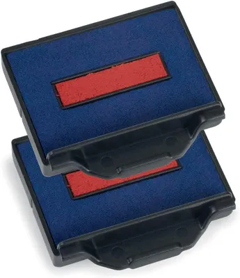 Produktbild von Trodat 2494 6-50/2DB Ersatzkissen Swop Pad für 5430 und 5435 Inh.2, blau/rot,