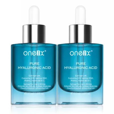 Produktbild von Gesichtsserum Hyaluronic Acid Serum Hyaluronsäure Anti Aging Anti Falten Vegan 2x 30ml