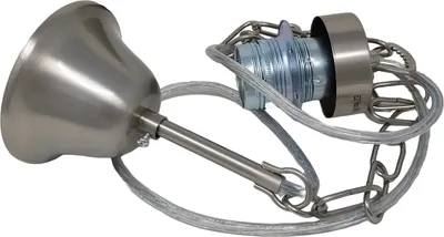 Produktbild von Lampenaufhängung mit Fassung E27 Schraubring Aufhängung Lampen Kette, L100cm, Satin