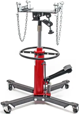 Obrázok produktu pre Wiltec mobilný hydraulický zdvihák prevodovky 500 kg 87-179 cm výška zdvihu, so 4 kolieskami, pridržiavacou doskou, pedálom, hydraulický zdvihák motora pre osobné a nákladné vozidlá