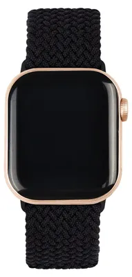 Produktbild von iDeal of Sweden Iconic Black Watch Bands, Uhrenarmband, Apple, 42 mm Apple Watch Series 1–3 44 mm Apple Watch Series 4–6 44 mm Apple Watch SE (1. – 3...., Nylon, Polycarbonat (PC)