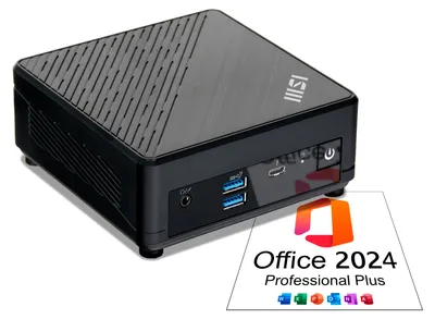 Produktbild von Ankermann MSI Cubi 5 12M, 16GB RAM, 1TB NVMe SSD, Windows 11, Intel Core i7-1255U, WLAN & Bluetooth, MS Office 2024