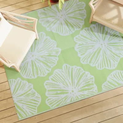 Produktbild von "im Angebot" Outdoor-Teppich ARAKIL Grün 160x230 cm PP - Outdoorteppiche CC16963