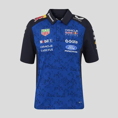 Produktbild von Red Bull Polo, Team, Kinder, Blau 128-134