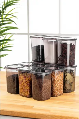 Obrázek produktu pro Hermia Concept, BNMPEGYAS12-12, různé kuchyňské náčiní, antracit, 100 % PLAST, 10 x 10 x 16,5 cm