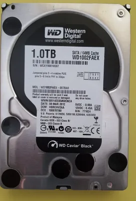 Produktbild von Western Digital WD1002FAEX  1TB SATA 3,5"