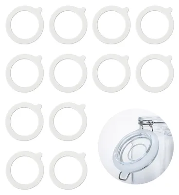 12 Silikon-Dichtungsringe für Einmachgläser, luftdicht, 94 mm