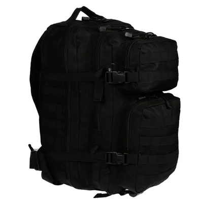 Produktbild von XL Rucksack Backpack Military Outdoor Schule Laptopfach 50 Liter Herren Damen Schwarz