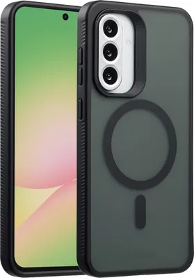 Image de Accezz Rugged Frosted MagSafe Backcover pour le Samsung Galaxy A36 / A56 - Noir