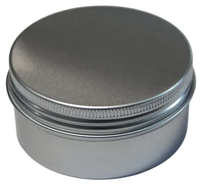 Produktbild von 1 Aluminium-Dose rund mit Deckel leer Metalldosen Schachtel Variantenwahl