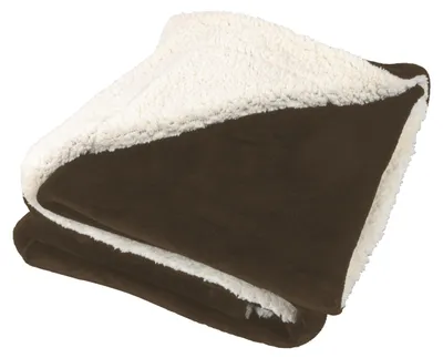 Produktbild von Sunlusso Sherpadecke mit 200 GSM – doppellagige Kuscheldecke, Wohndecke in Felloptik – 150 x 200 cm, Beige