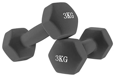 Produktbild von Hantelset für das Training zu Hause, 2 Stück à 3 kg
