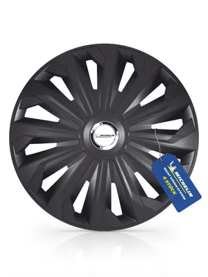 Produktbild von MICHELIN Radzierblenden 40,6 cm / 16 Zoll (schwarz mit Chromring) MX-FB