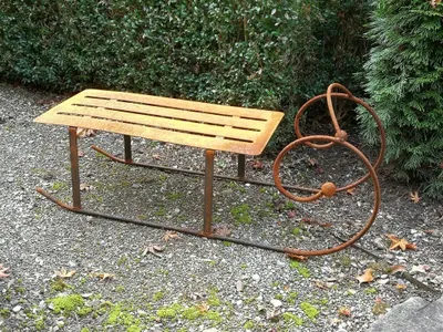 Produktbild von Edelrost Dekoschlitten Saskia