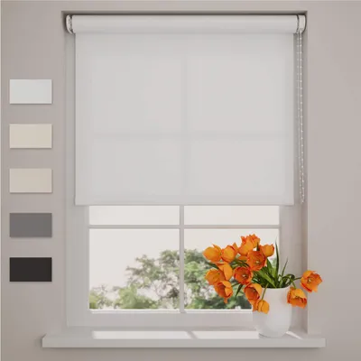 Produktbild von DTCH® – Easy Rollo Lichtdurchlässig – Helles Weiß – 220x190cm