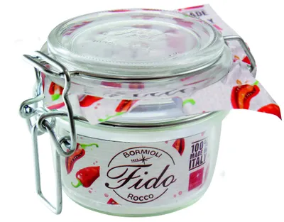 Einmachgläser Fido 125 ml, 6 Stück, mit Drahtbügel