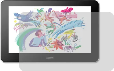 Obrázok produktu pre 2x ochranná fólia pre Wacom One Creative Pen Display kryštálovo číra ochrana obrazovky antibakteriálna