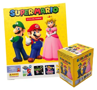 Immagine prodotto di Panini Super Mario - Its-A Me, Mario (2025) - Figurine da collezione - 1 espositore (36 bustine) + album