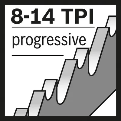 Produktbild von Säbelsägeblatt S 123 XF Progressor for Metal, 5er-Pack