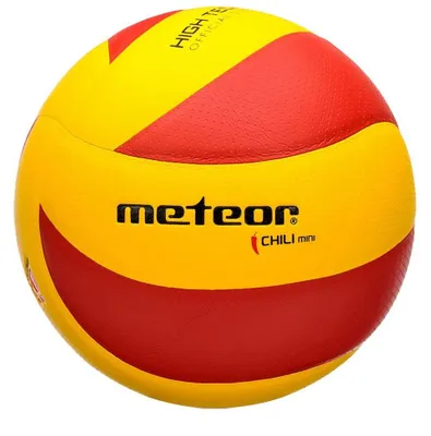 Produktbild von Meteor - "Chili" PolyurethanVolleyball MR2105 (Mini) (Gelb/Rot)